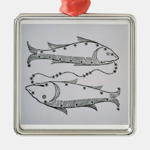 Pisces (the Fishes) an illustration from the 'Poet Metal Ornament