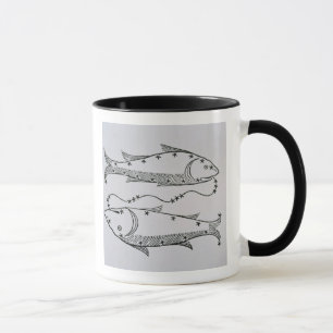 Pisces (the Fishes) an illustration from the 'Poet Mug
