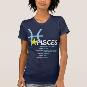 Pisces Traits Ladies T-Shirt