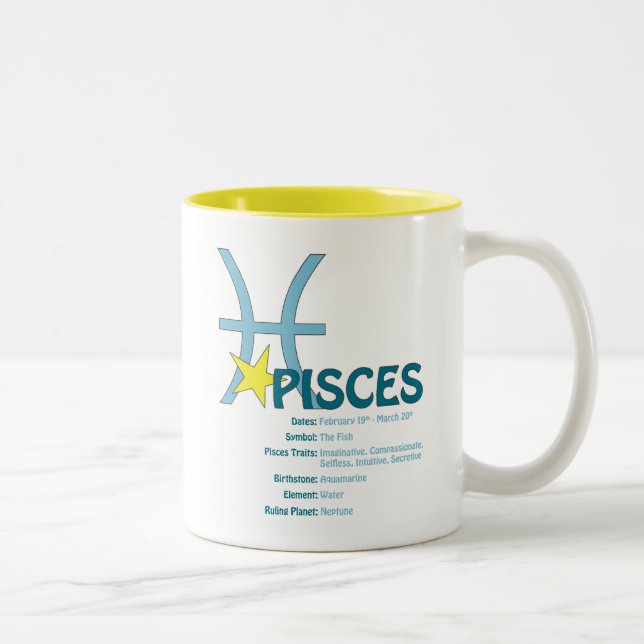 Pisces Traits Mug (Right)