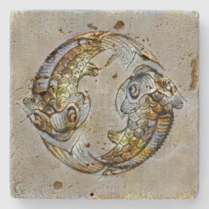 Pisces Venice Stone Coaster