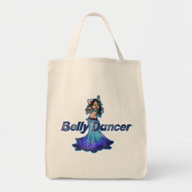 Pisces Vintage Belly Dancer Tote Bag (Front)