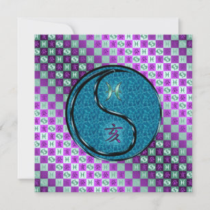 Pisces & Water Boar Card