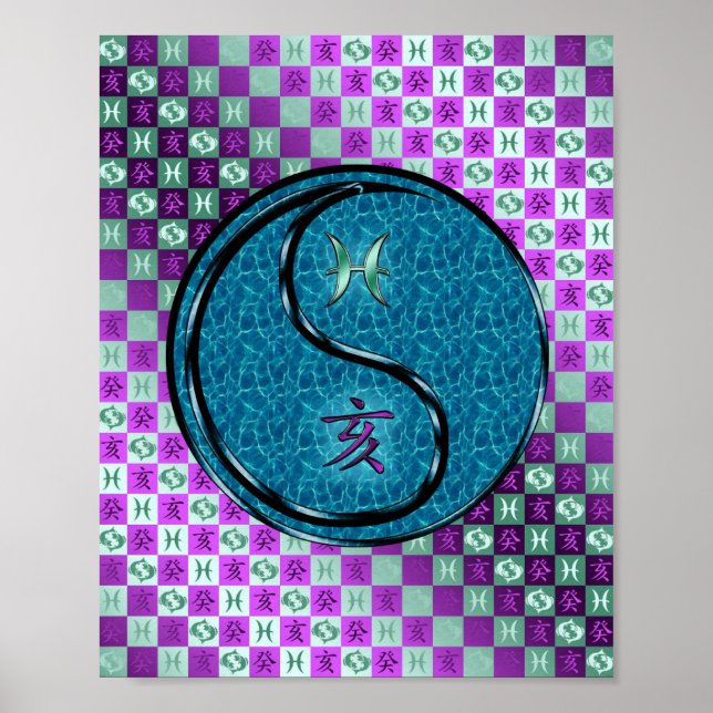 Pisces & Water Boar Poster (Front)