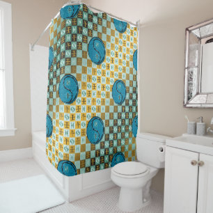 Pisces & Water Horse Shower Curtain