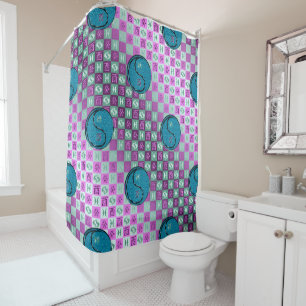 Pisces & Water Rooster Shower Curtain
