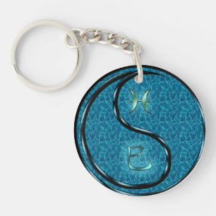 Pisces & Water Snake Key Ring