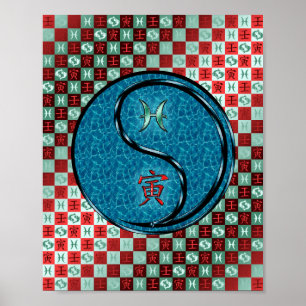 Pisces & Water Tiger Poster