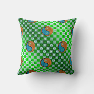 Pisces & Wood Goat Cushion