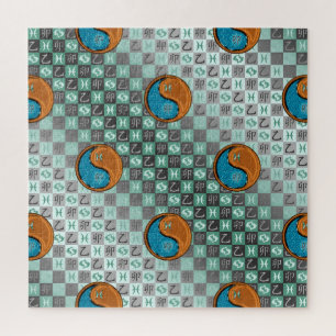 Pisces & Wood Rabbit Jigsaw Puzzle