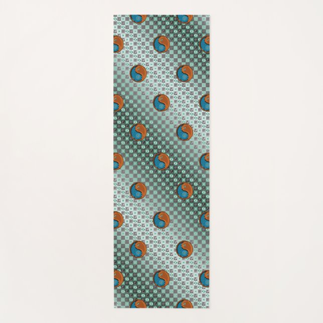 Pisces & Wood Rabbit Yoga Mat (Front)