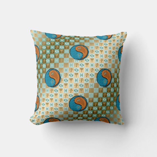 Pisces & Wood Rat  Cushion (Front)