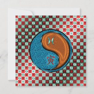 Pisces & Wood Tiger Card