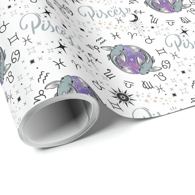 Pisces Wrapping Paper (Roll Corner)