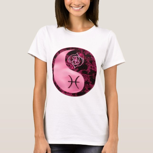 Pisces Yin Yang T-Shirt (Front)