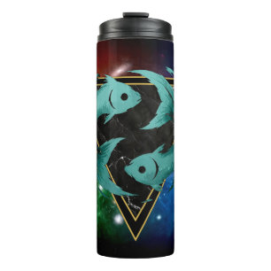 Pisces Zodiac Astrology Gift Thermal Tumbler