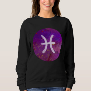 Pisces Zodiac Horoscope Astrology Astronomy Women  Sweatshirt
