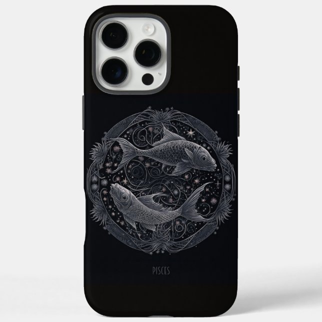 Pisces Zodiac Horoscope Case-Mate iPhone Case (Back)