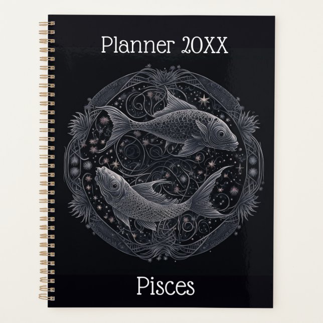 Pisces Zodiac  Planner (Front)