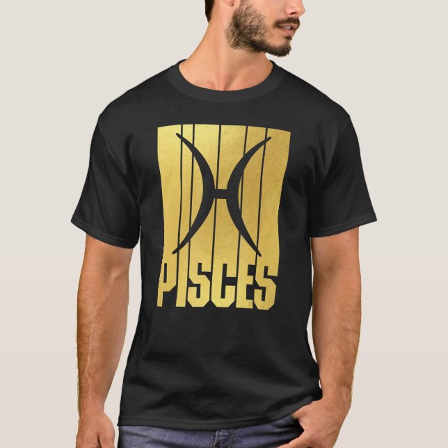 Pisces Zodiac Sign_4 T-Shirt (Front)