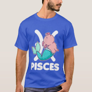 Pisces Zodiac Sign Facts Funny Fish Pig Horoscope T-Shirt