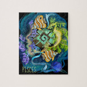 Pisces Zodiac Sign Jigsaw Puzzle