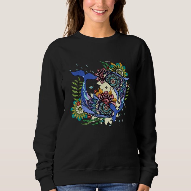 Pisces Zodiac Sign Sweatshirt (Front)