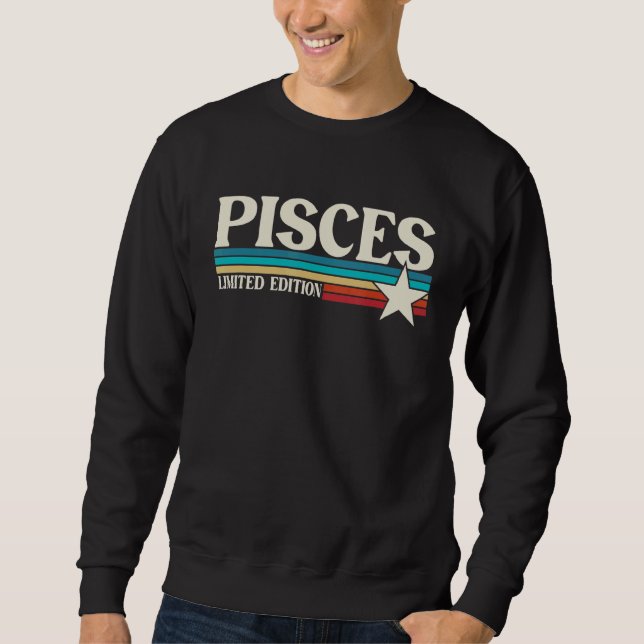 Pisces Zodiac Sign Sweatshirt (Front)
