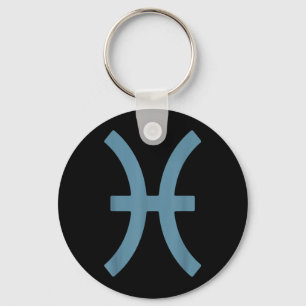 Pisces Zodiac Style Key Ring