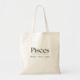 Pisces Zodiac Tote Bag