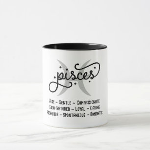 Pisces Zodiac Traits Mug