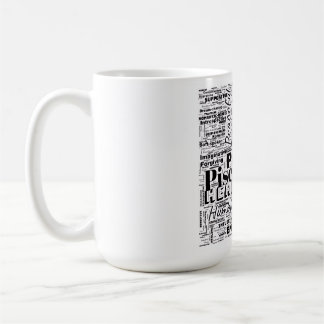 Pisces Zodiac Word Cloud Inspiration  Coffee Mug