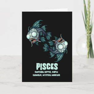Pisces Zombie Card
