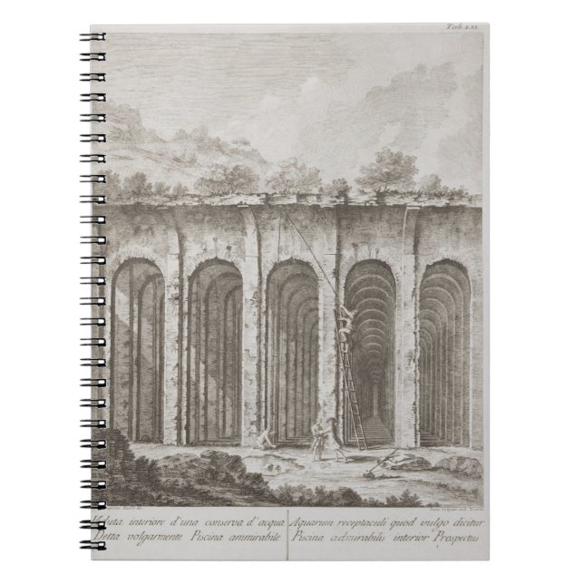 Piscina Mirabilis, from 'Avanzi della Antichita es Notebook (Front)