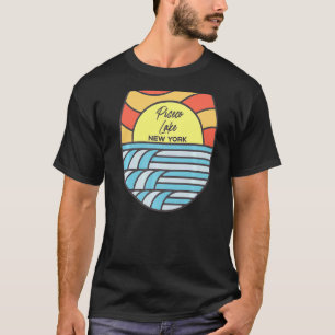 Piseco Lake New York Ny Sunset Adirondack Mountain T-Shirt