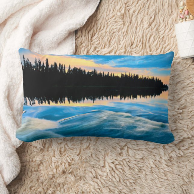 Pisew Falls Provincial Park | Canada Lumbar Cushion (Blanket)