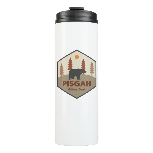 Pisgah National Forest Bear Thermal Tumbler (Front)