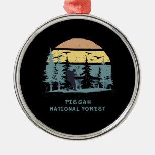 Pisgah National Forest Metal Ornament