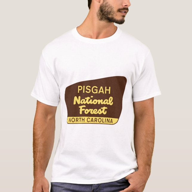 PISGAH NATIONAL FOREST NORTH CAROLINA HIKING CLIMB T-Shirt (Front)