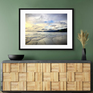 Pismo Beach California Chic Dramatic Sunset Photo Poster