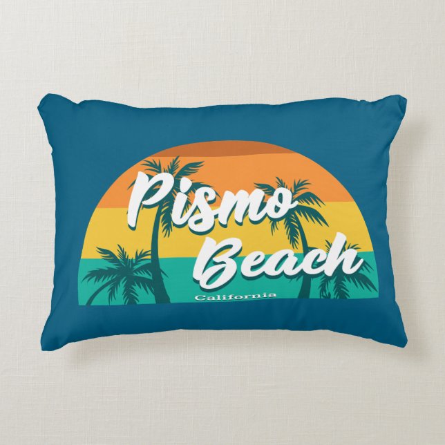 Pismo Beach California Decorative Cushion (Front)