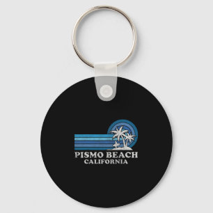 Pismo Beach California Family Summer Vacation Vint Key Ring