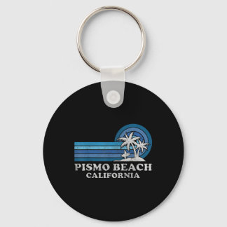 Pismo Beach California Family Summer Vacation Vint Key Ring