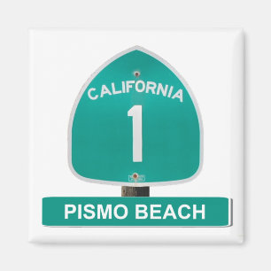 Pismo Beach, California Highway 1 Magnet