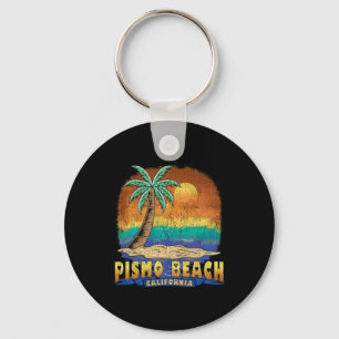 Pismo Beach California Vintage Distressed Souvenir Key Ring