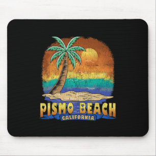 Pismo Beach California Vintage Distressed Souvenir Mouse Pad