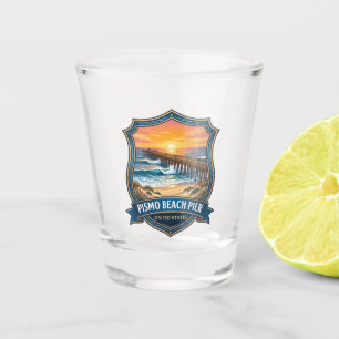 Pismo Beach Pier California Shot Glass
