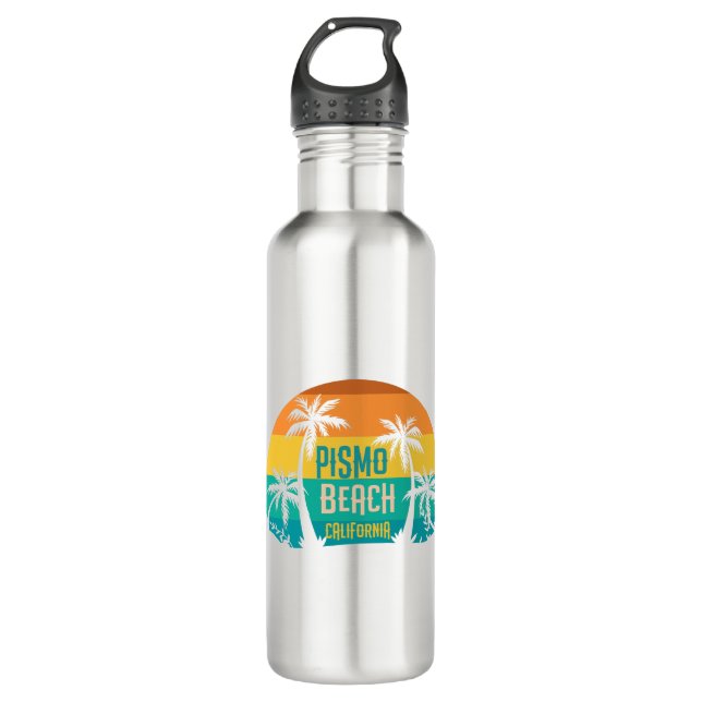 Pismo Beach Retro 710 Ml Water Bottle (Front)