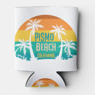 Pismo Beach Retro Can Cooler