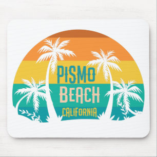 Pismo Beach Retro Mouse Pad